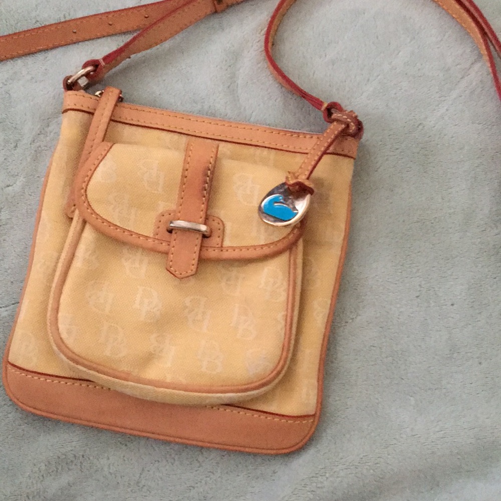 Dooney and Bourke small yellow envelope crossbody